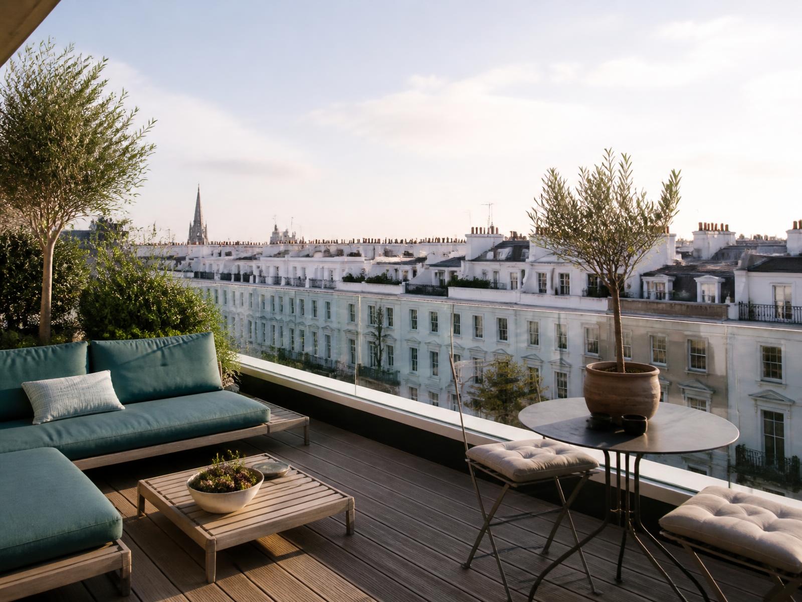 Private balcony