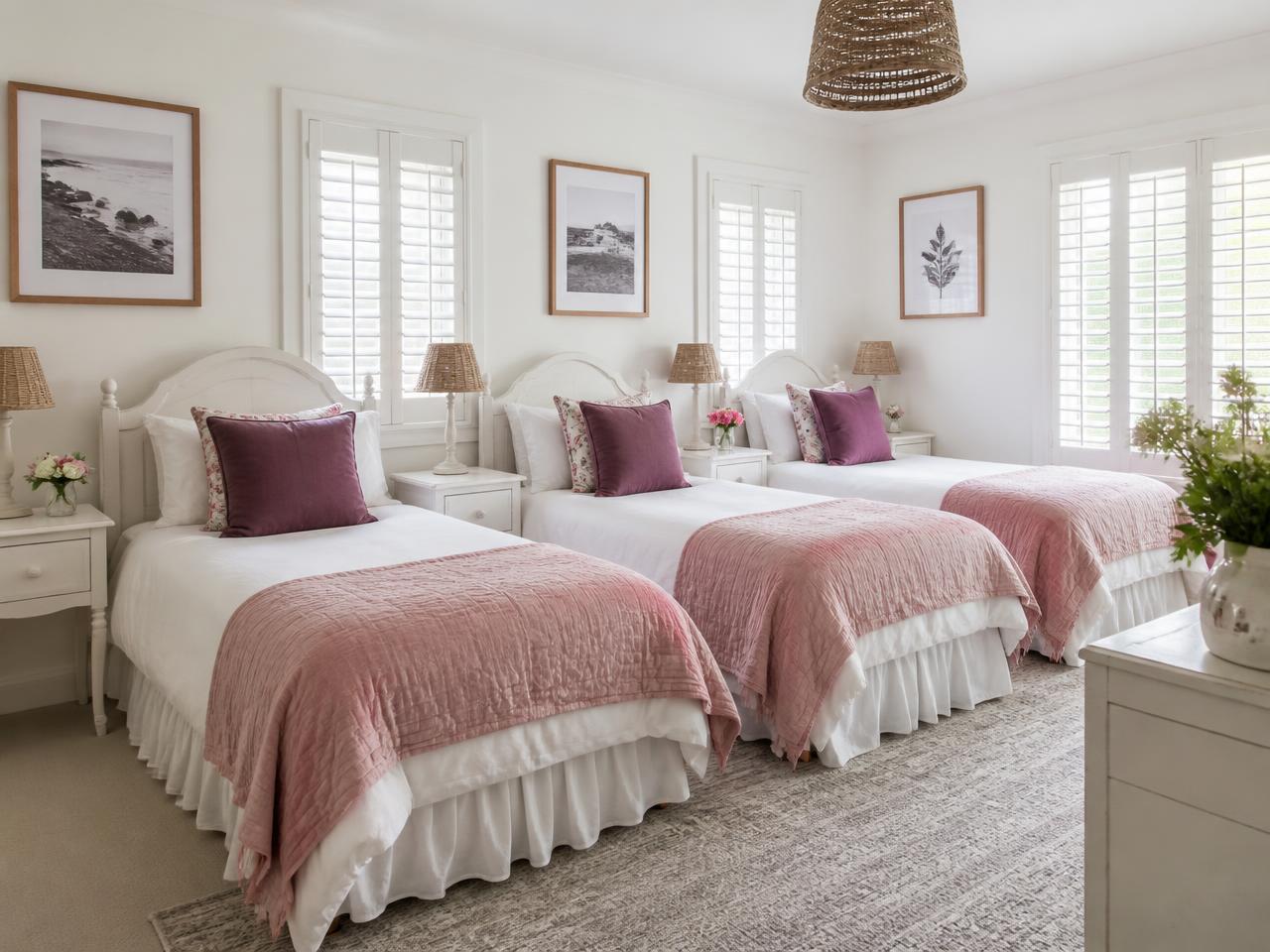 Soft, quiet bedrooms