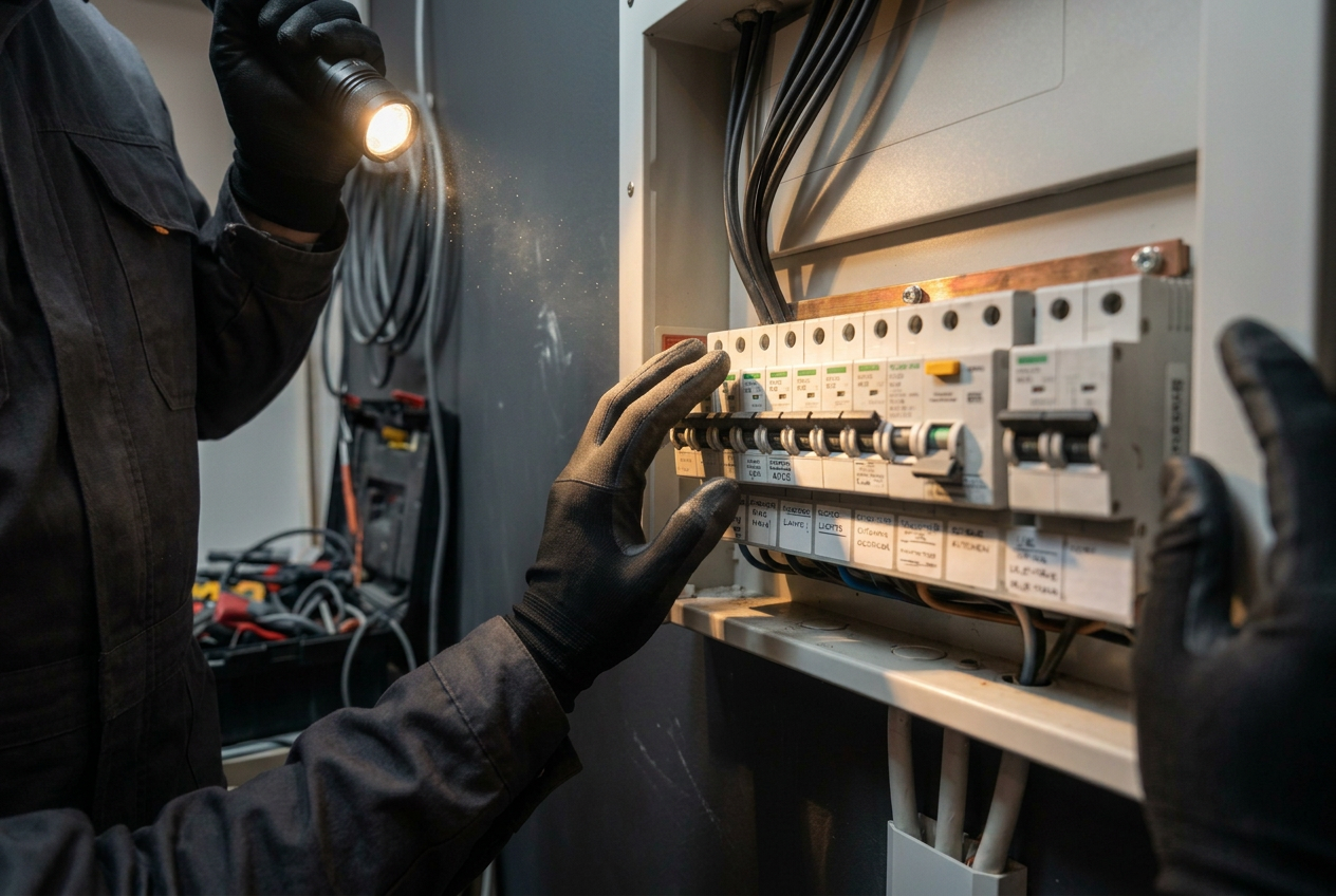 Consumer unit upgrade project in Hackney